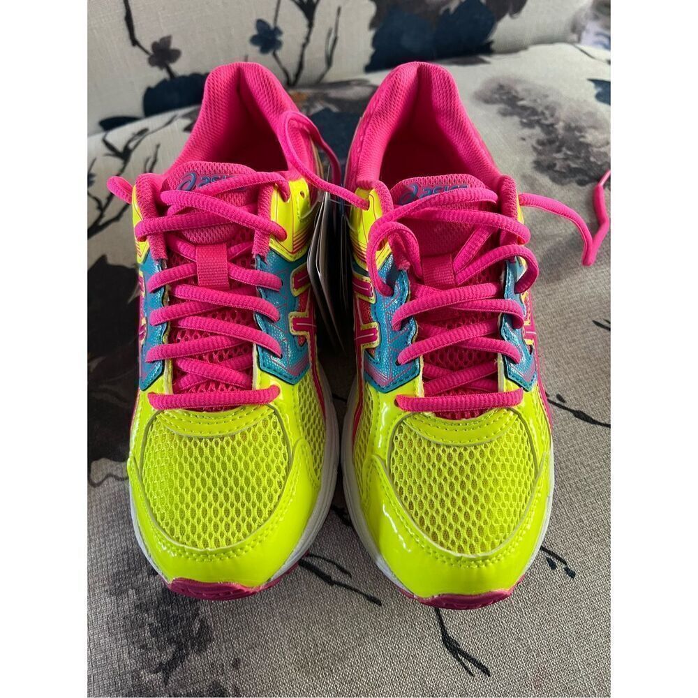 ASICS Gel Contend 3 Running Shoes C566N Women's Size US 5.5 Pink/FYG Reflective - Picture 3 of 12